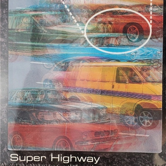 Dynamix Moving Jigsaw Puzzle 250 Pc 13”x12” Super Highway Cars Dugald Keith NIB - Picture 8 of 12